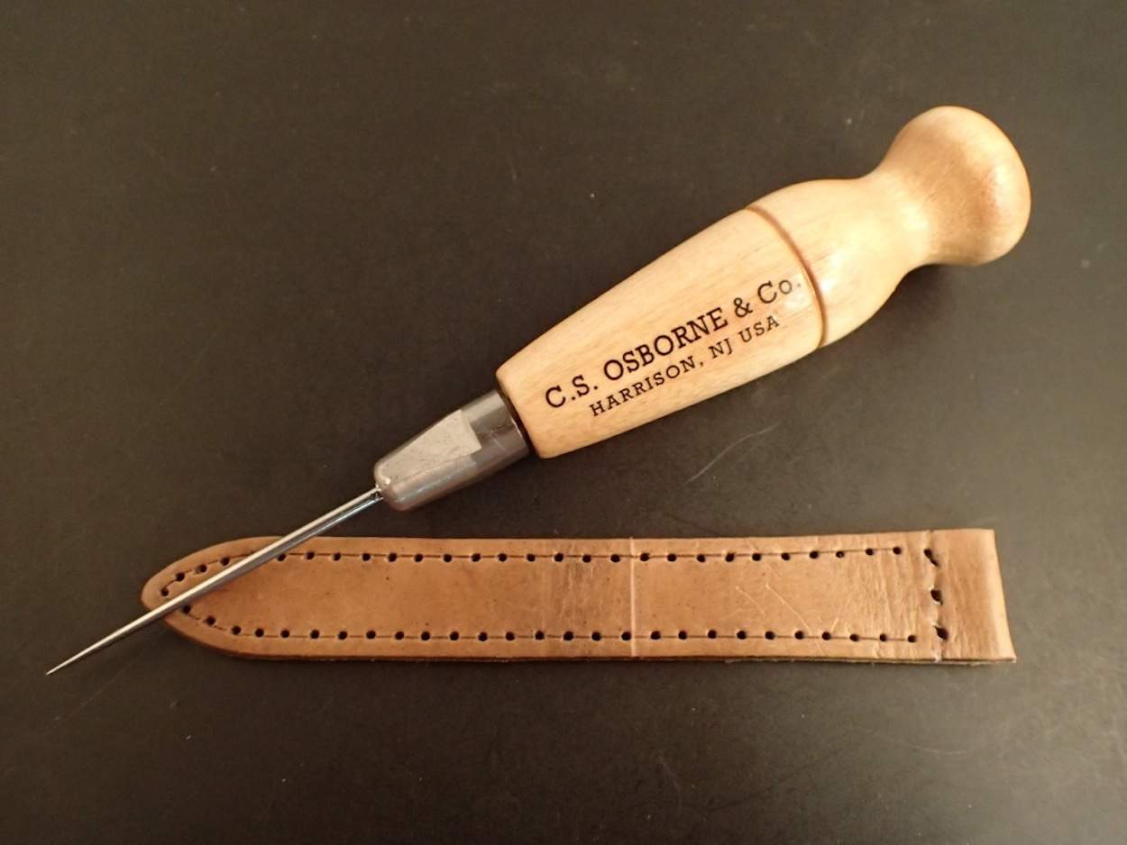 Some of the tools of the trade at Rover Haven and from Myron's favorite leatherworks tool maker