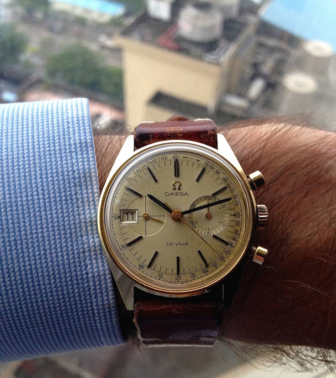 This watch fits wonderfully and does wear like a 36mm piece.