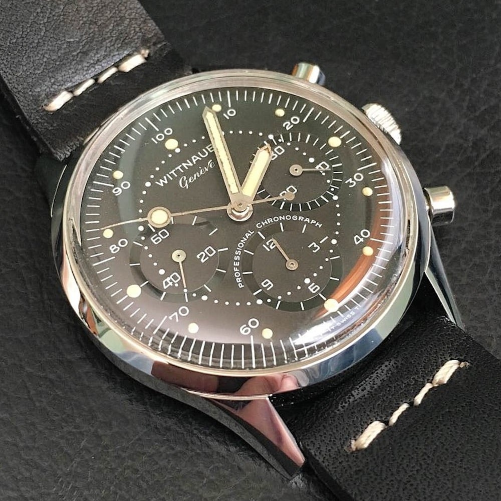 The Wittnauer 242T purchased earlier this week with help from @watchfred (photo credit: W.Puckett)
