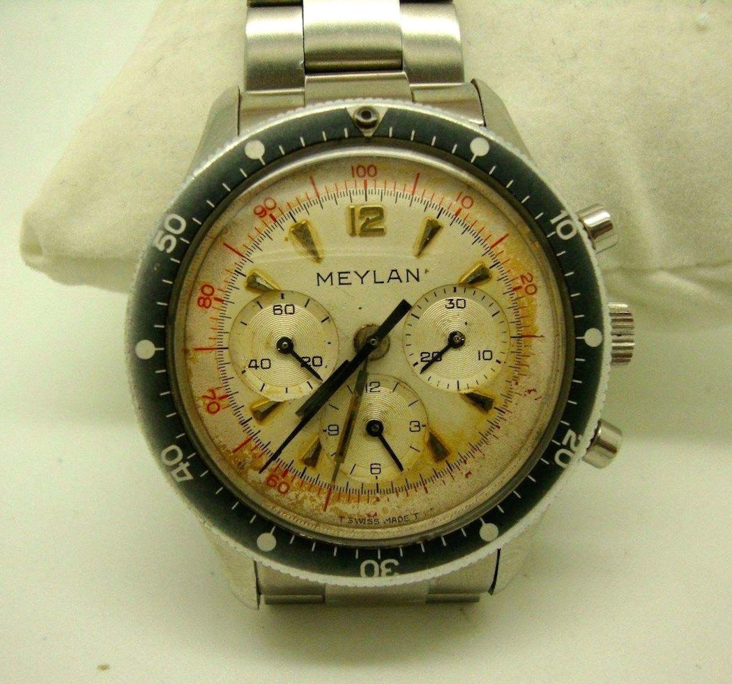 A look at the Meylan Chronograph as received by Andreas in Cyprus.