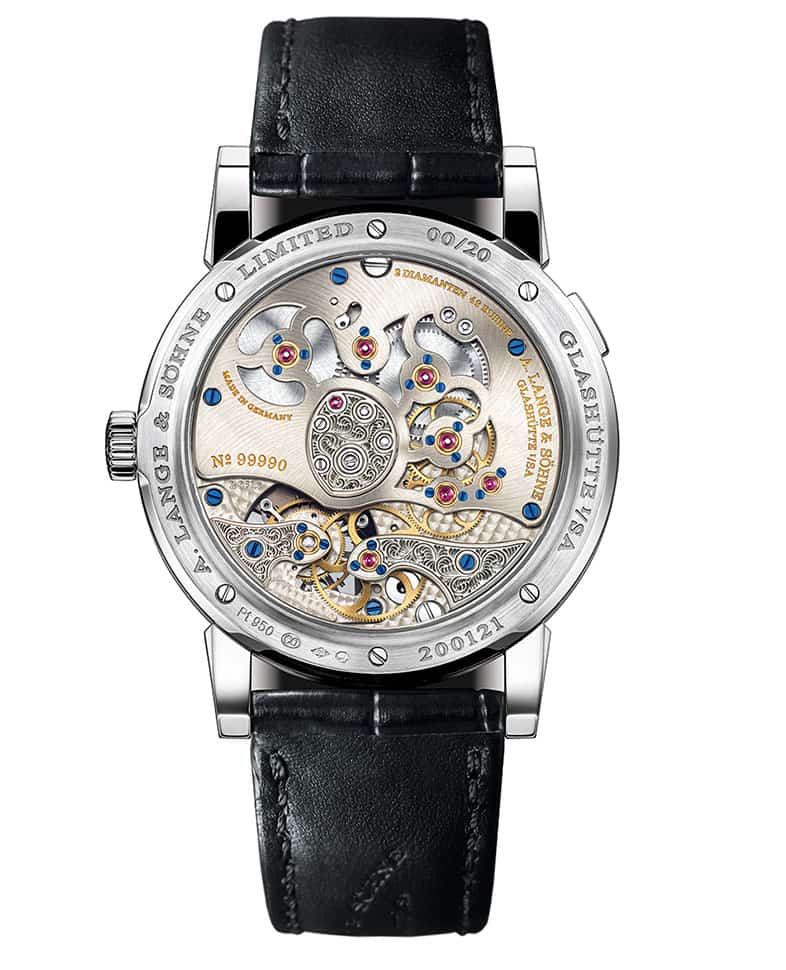 Lange 1 Tourbillon Handwerkskunst