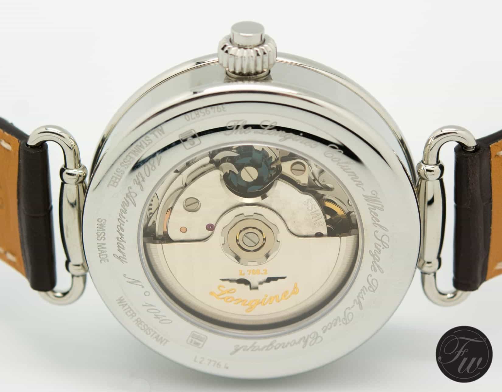 Longines Column-Wheel Single Push-Piece Chronograph