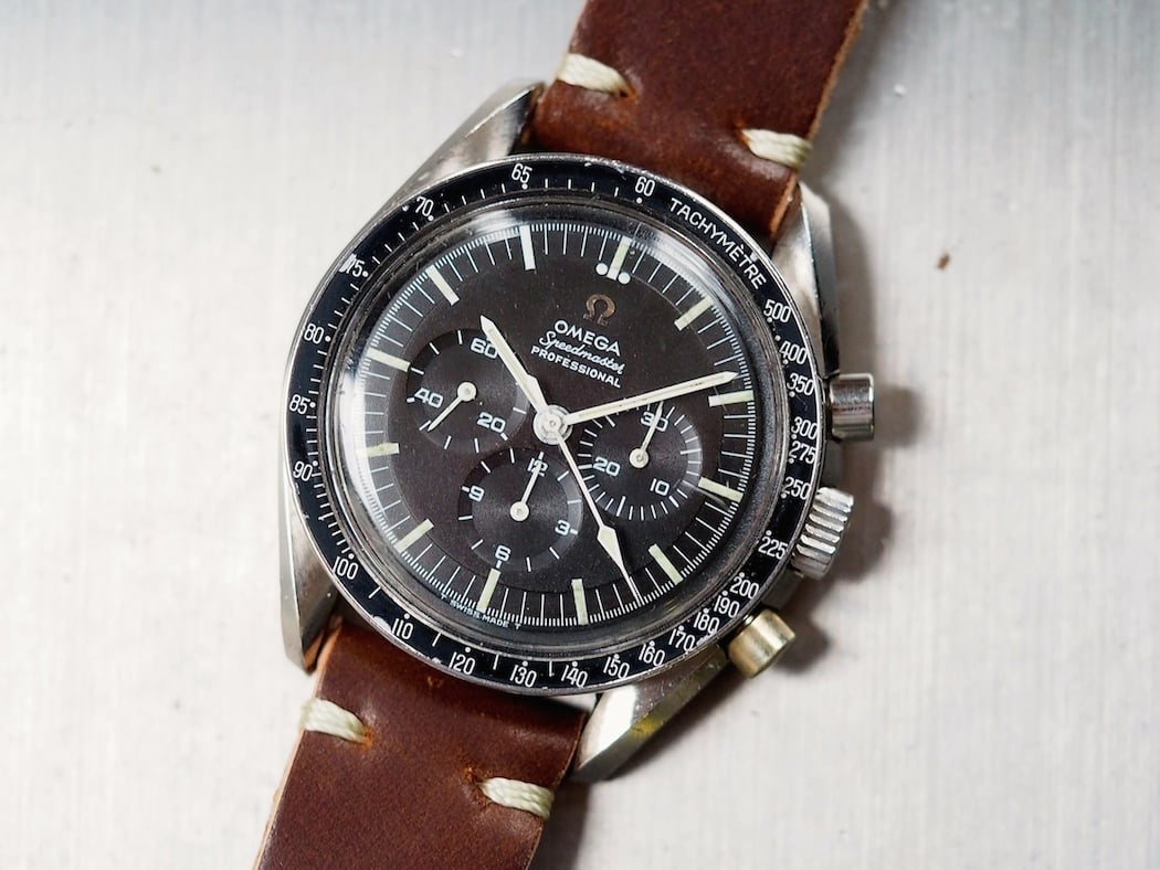 An Omega Speedmaster 145.012 - the last "Pre-Moon" with the cal.321 movement.