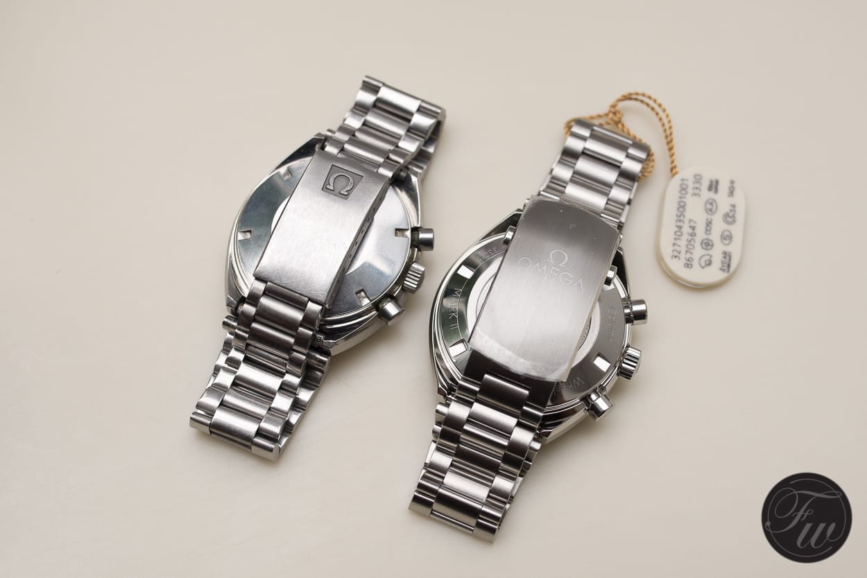 Omega Speedmaster Mark II 2014 and 1970