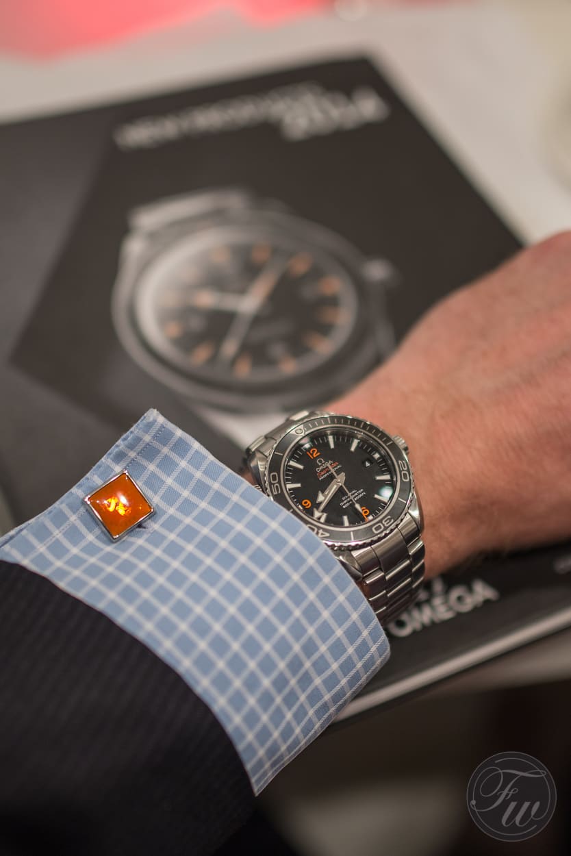 Seamaster Planet Ocean and cuff links