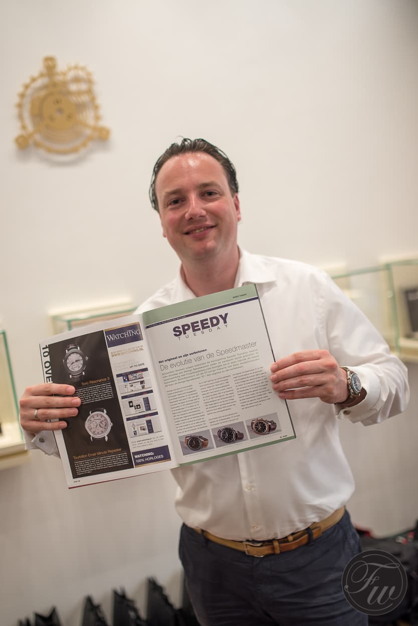 Robert-Jan Broer showing the Speedy Tuesday in Watching