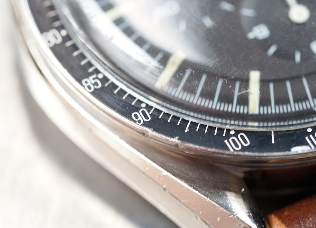 The "DON" bezel on the Omega Speedmaster 145.012 - such a silly but important detail