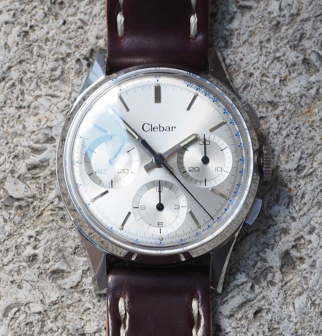 Head on with the Clebar chronograph...modern, yet not