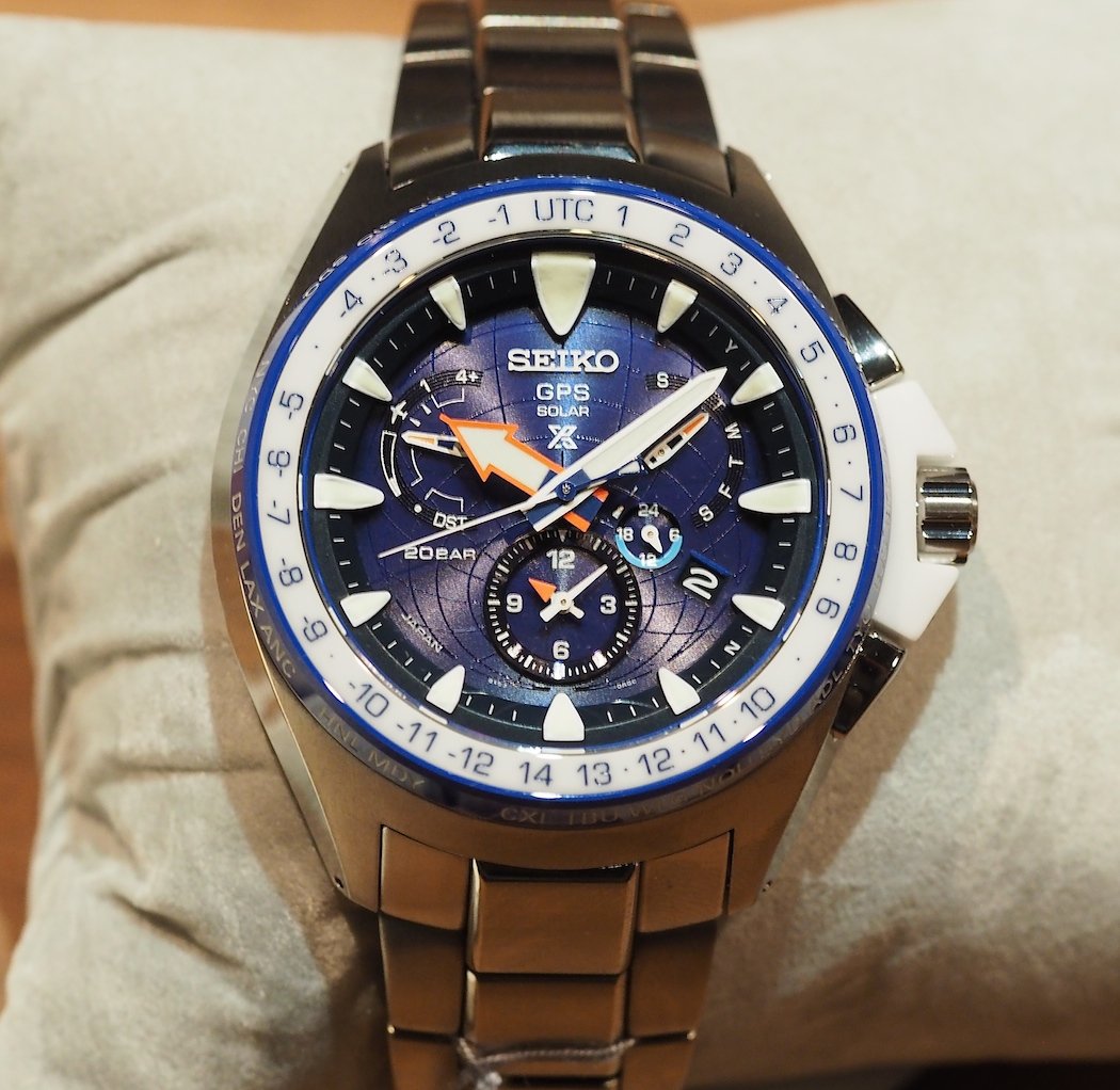 A surprising favorite of mine...the Seiko Prospex Marinemaster GPS Solar Dual-Time...made for sailing