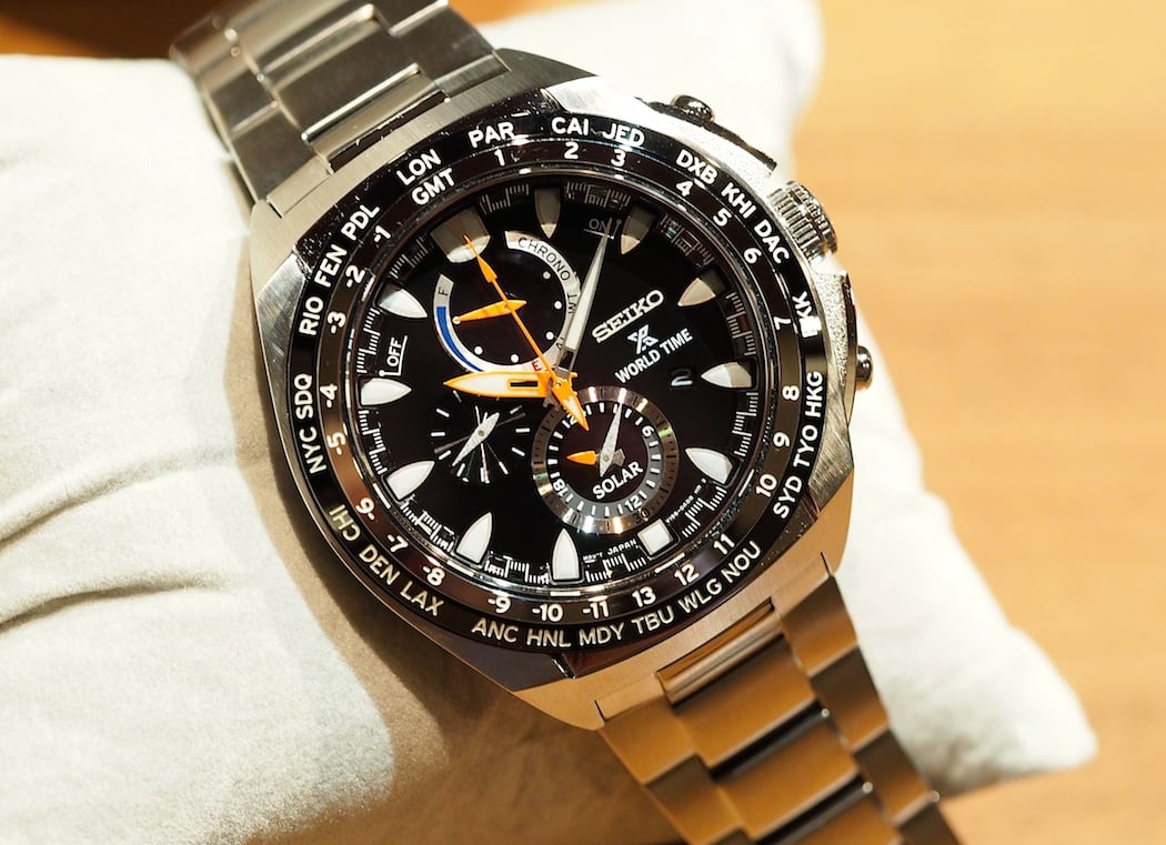Great colors and a 6139-esque case on the Seiko Prospex World Time