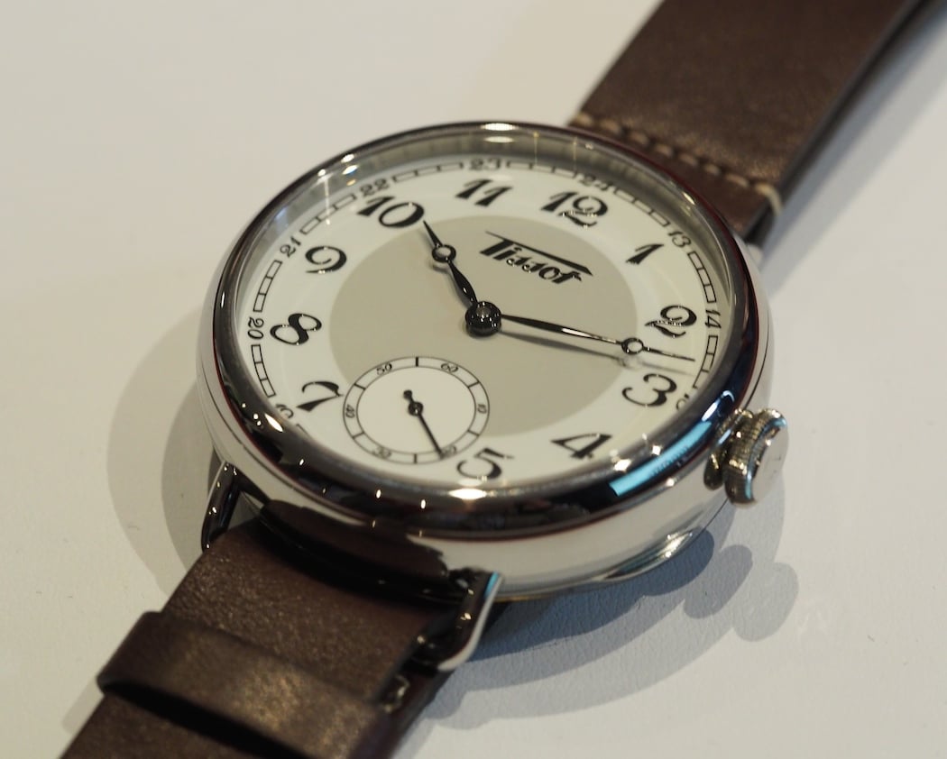 The Tissot 1936 Heritage - note the rear case access lip in the lower right hand corner.