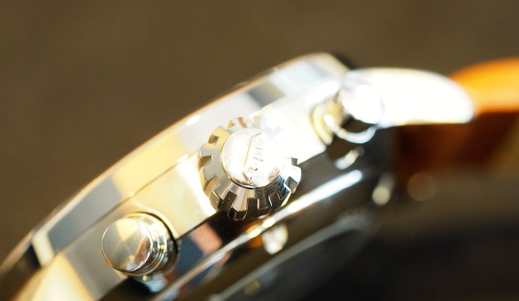 More details... Crowns seen on the new Fortis Fliegers during Baselworld 2016