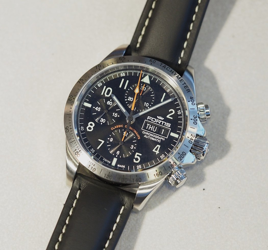 A real favorite here - the Classic Cosmonauts Chronograph Steel pm from Fortis at Baselworld 2016