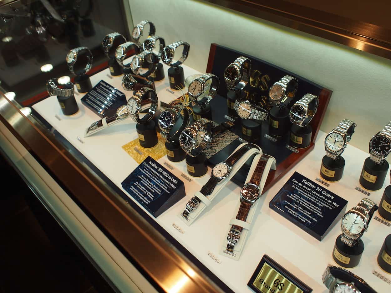 The Grand Seiko showcase
