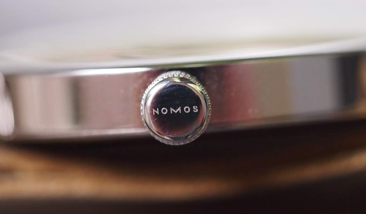 Nomos Metro signed crown