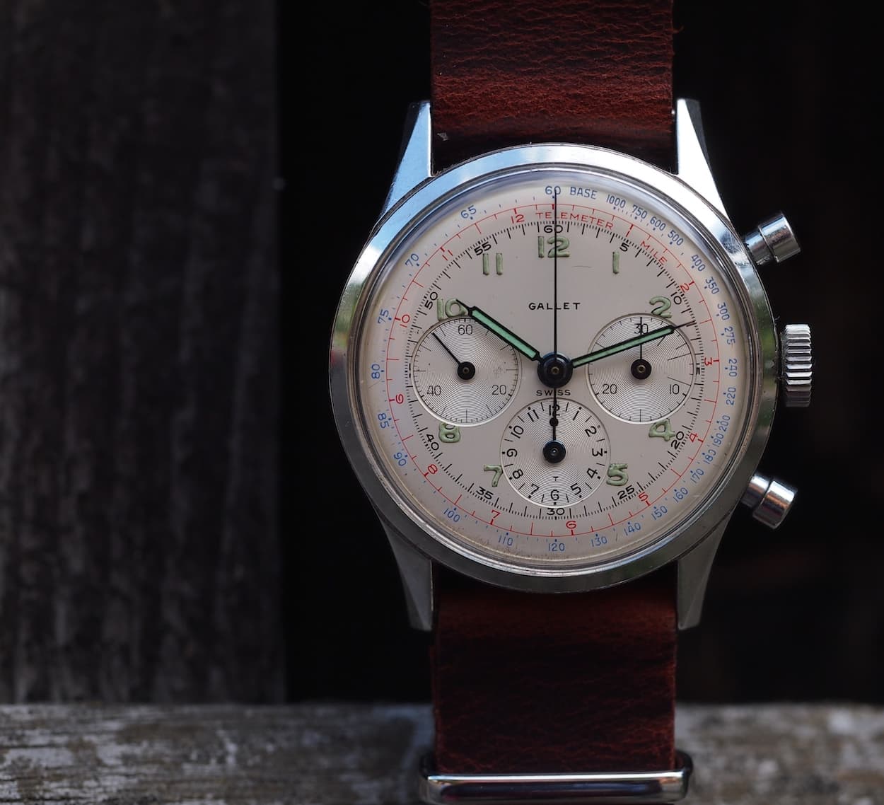 Gallet Multichron scales