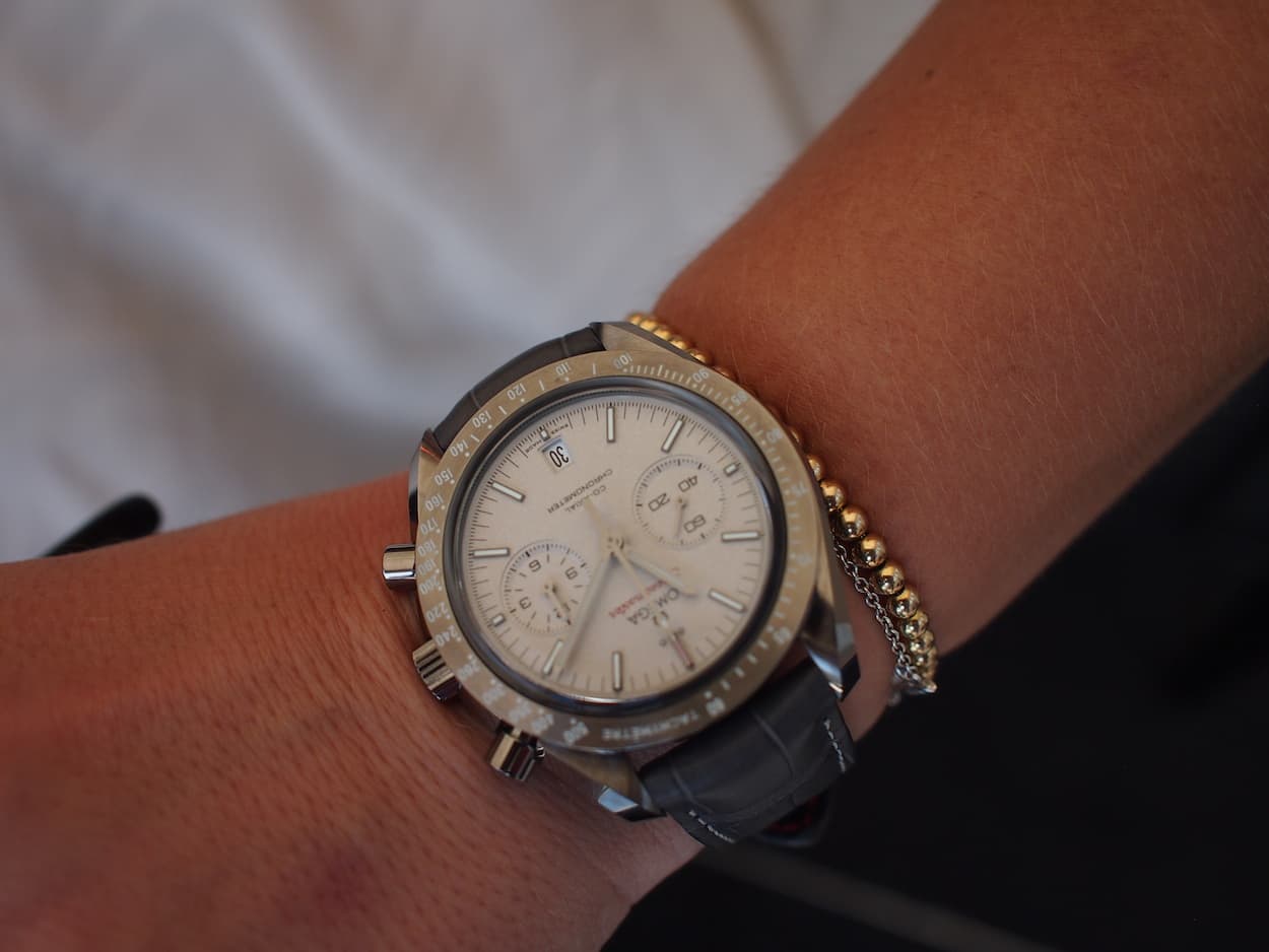 Omega GSotM on female wrist