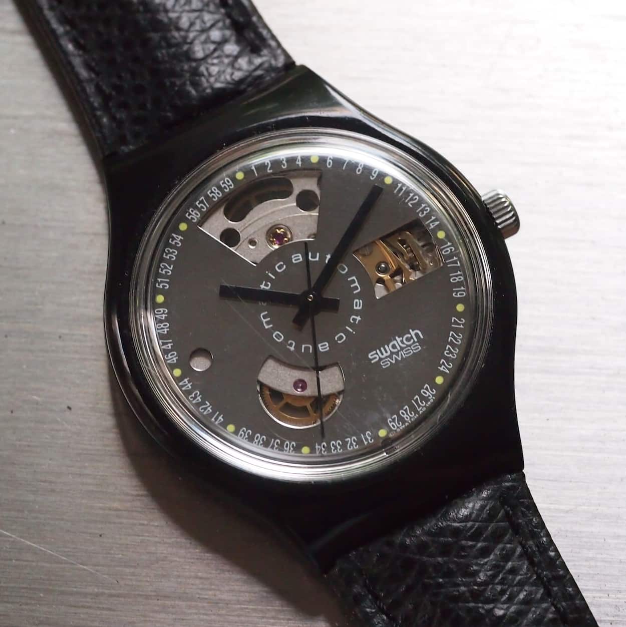 The original Swatch Automatic "Black Motion"
