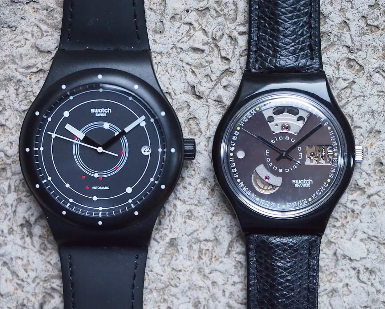 Swatch Automatic and Sistem 51 comparison