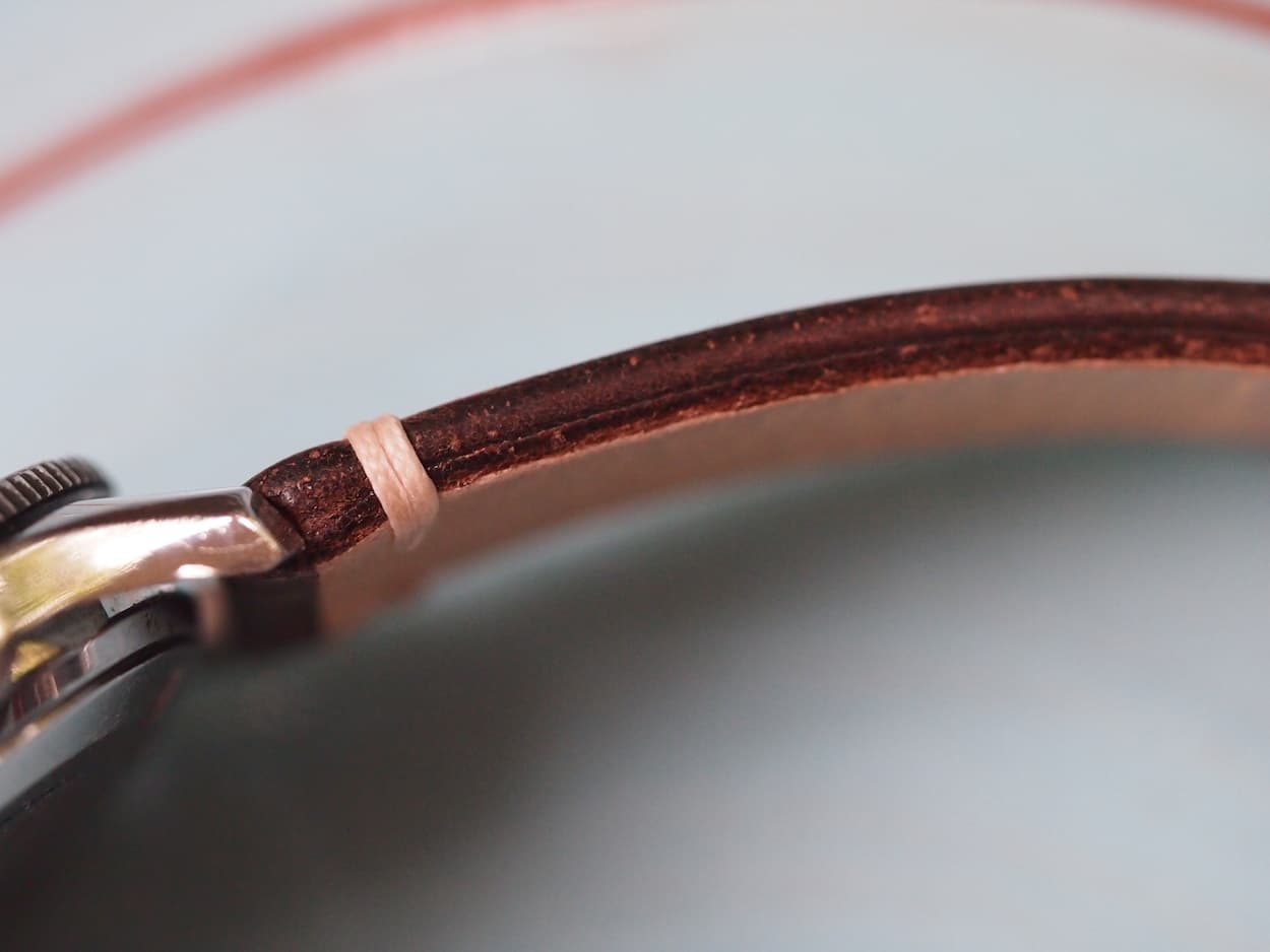 BCatt watch strap finished sides