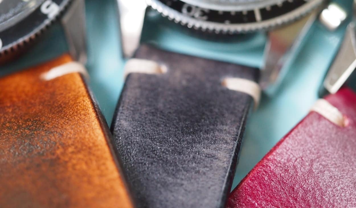 Rich colors on the BCatt watch straps