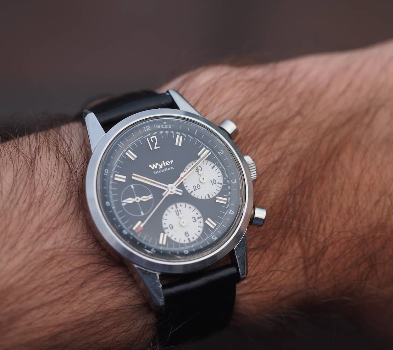 The Wyler Lifeguard on the wrist