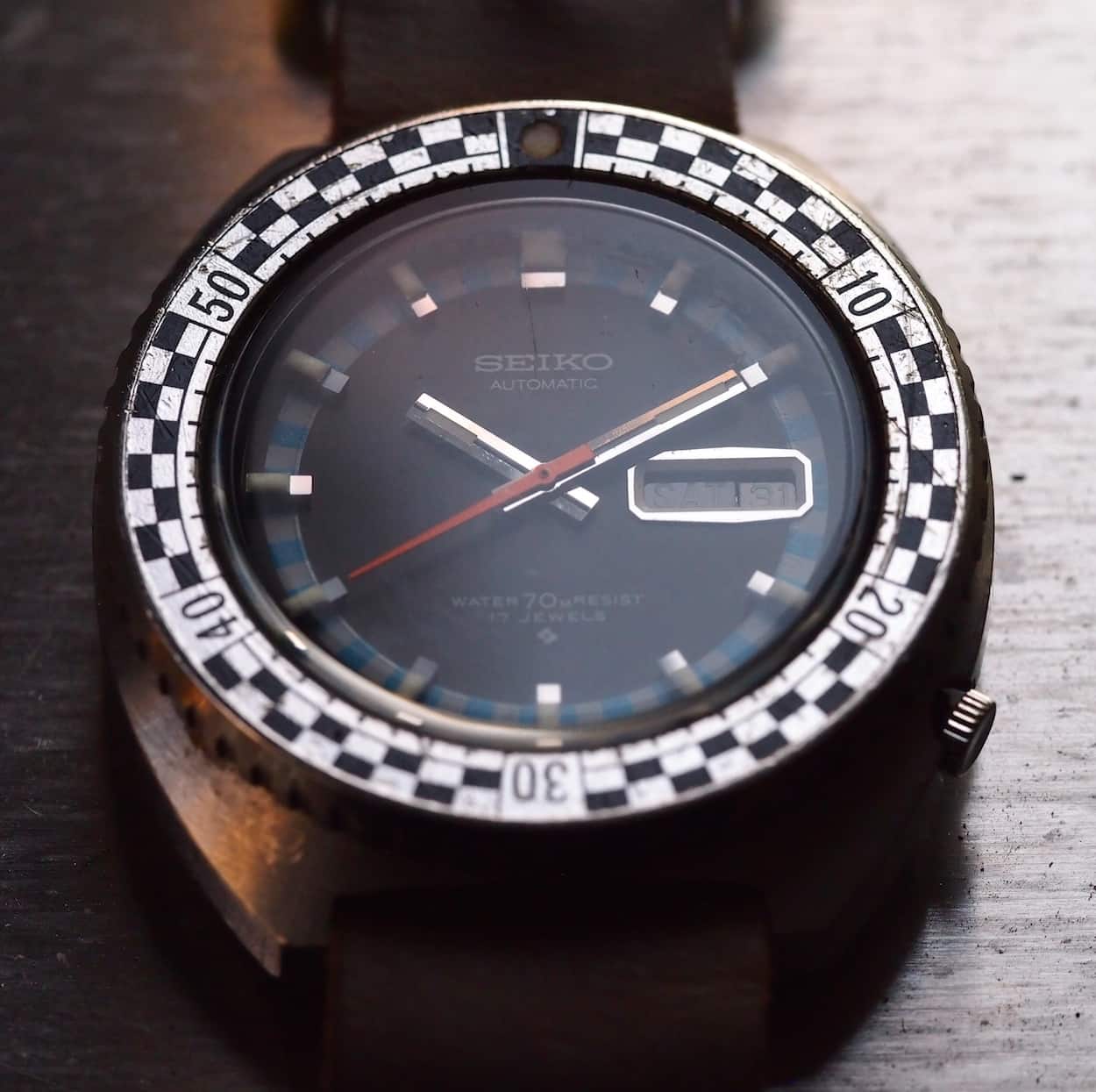 Seiko Rally Diver dark shot
