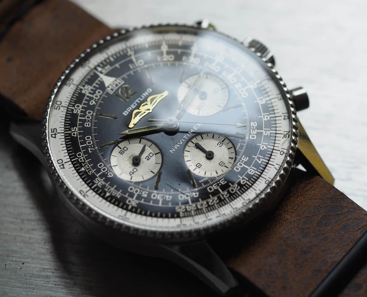 Breitling Navitimer 806 sub registers