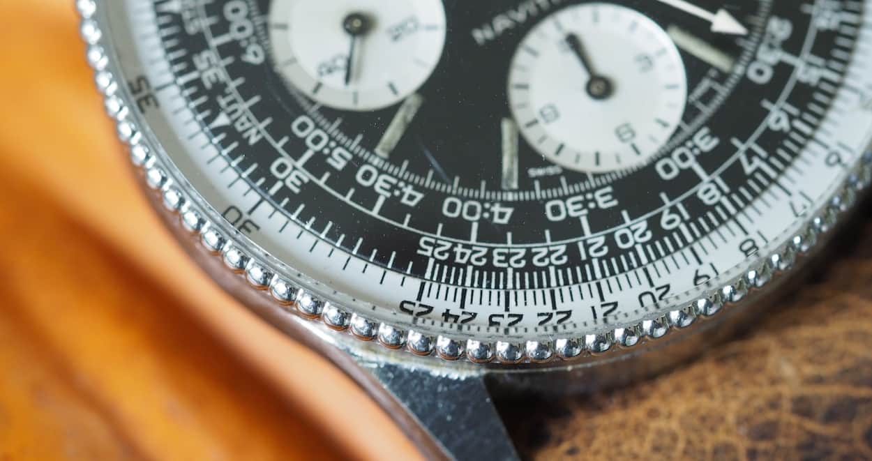 Breitling Navitimer 806 beaded bezel