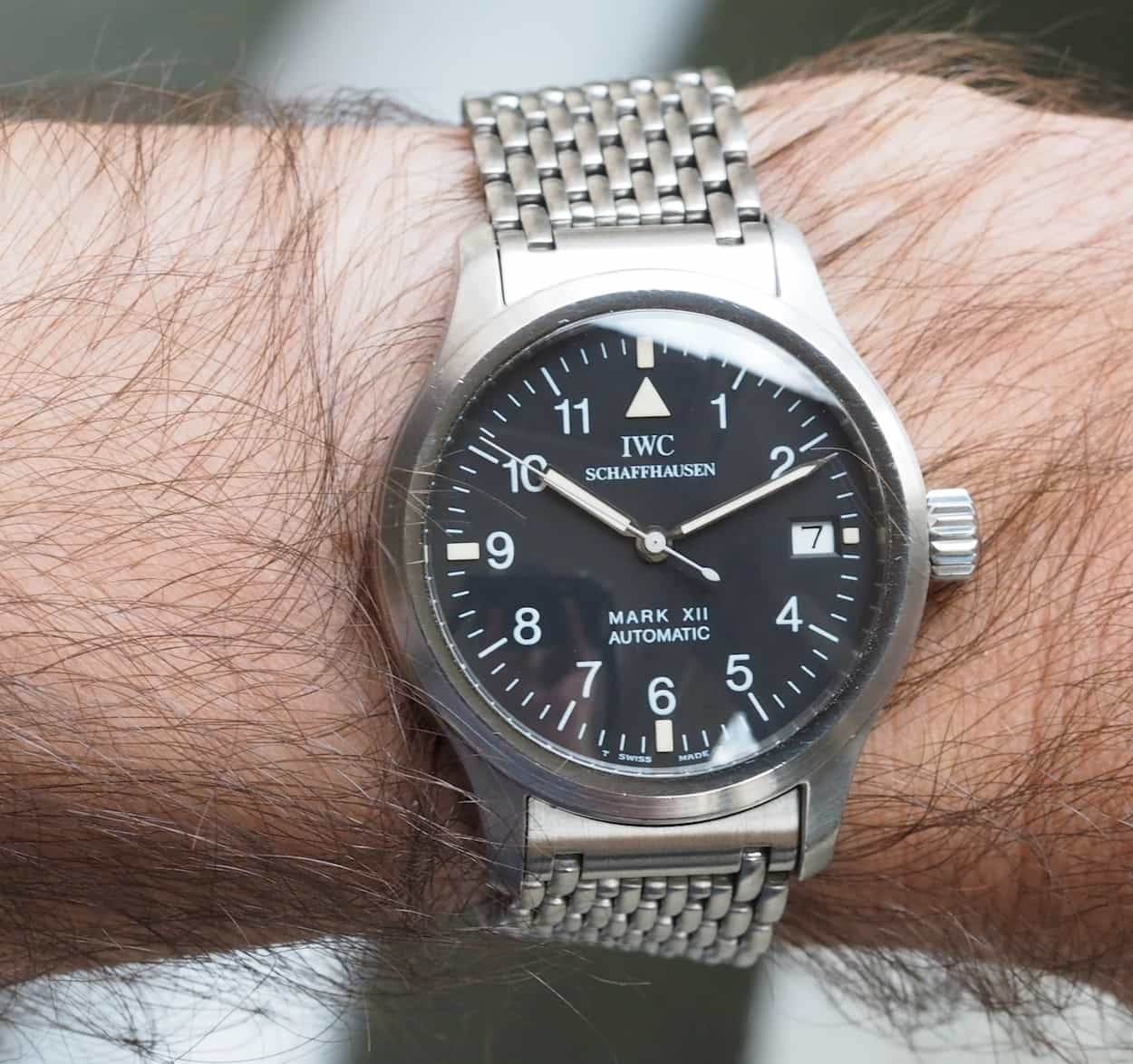 IWC Mark XII on the wrist