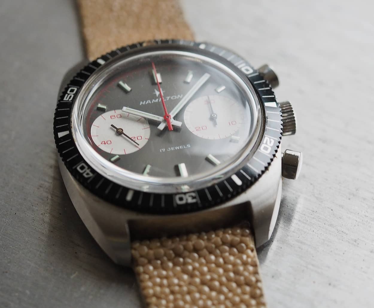 Hamilton Chrono-Diver well balanced