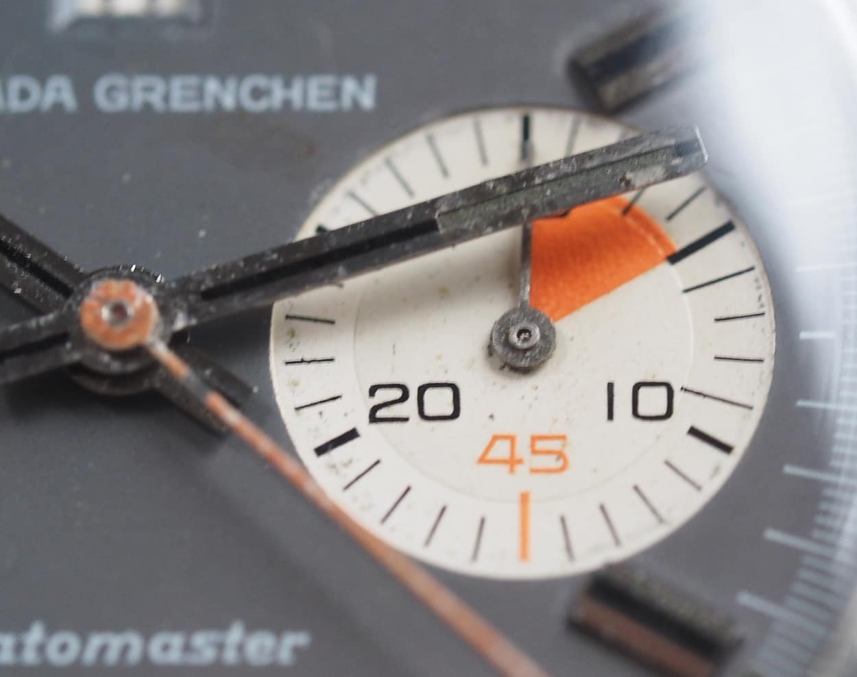 Nivada Grenchen Datomaster sub register