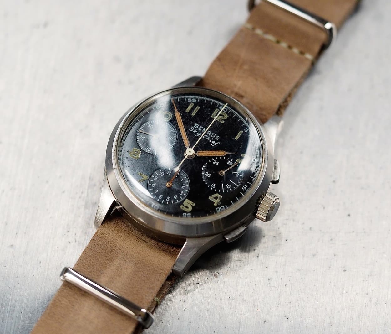 Benrus Sky Chief glossy dial