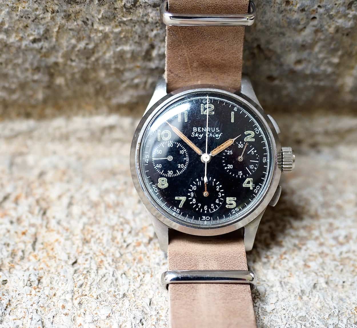 Benrus Sky Chief syringe hands