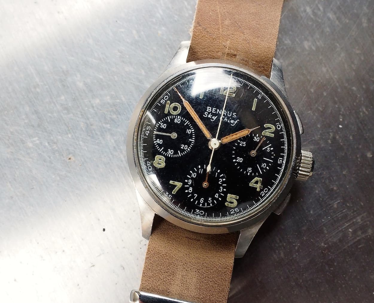 Benrus Sky Chief minutes totalizer