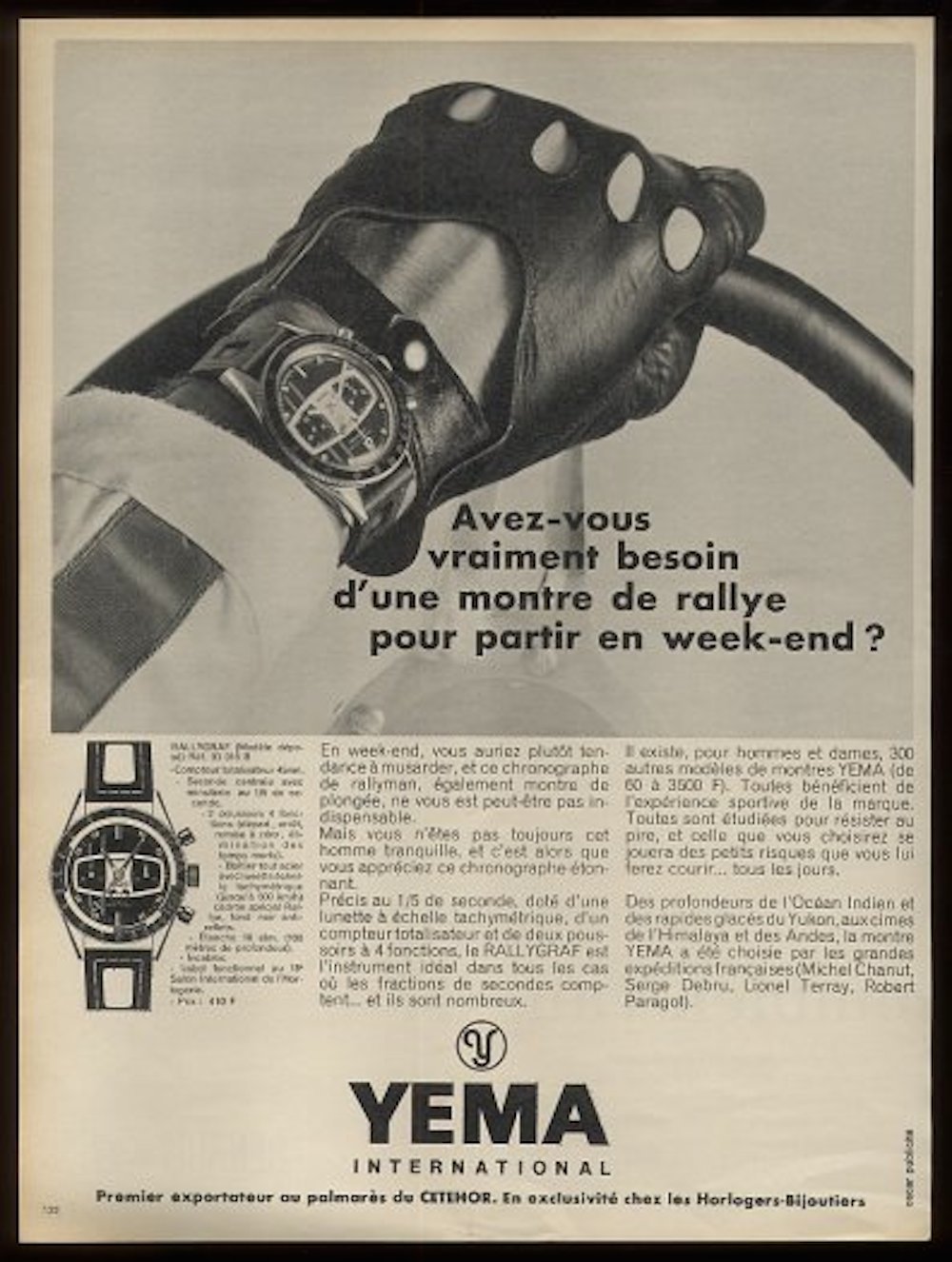 An original Yema Rallye ad (photo credit: https://sites.google.com/site/yemaniasemaines/)
