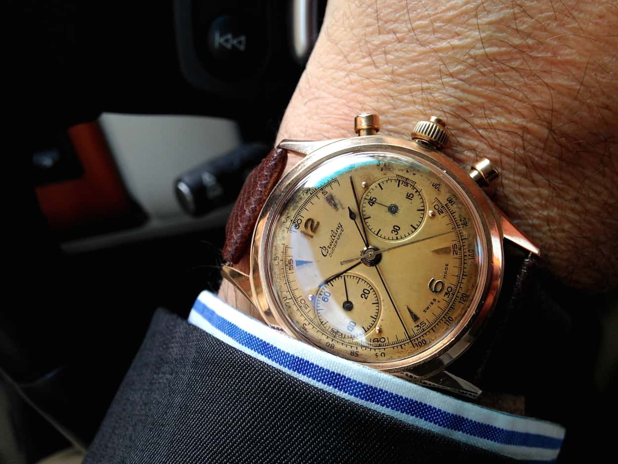 Rattrapante Duograph ref.762 from mid-1940's