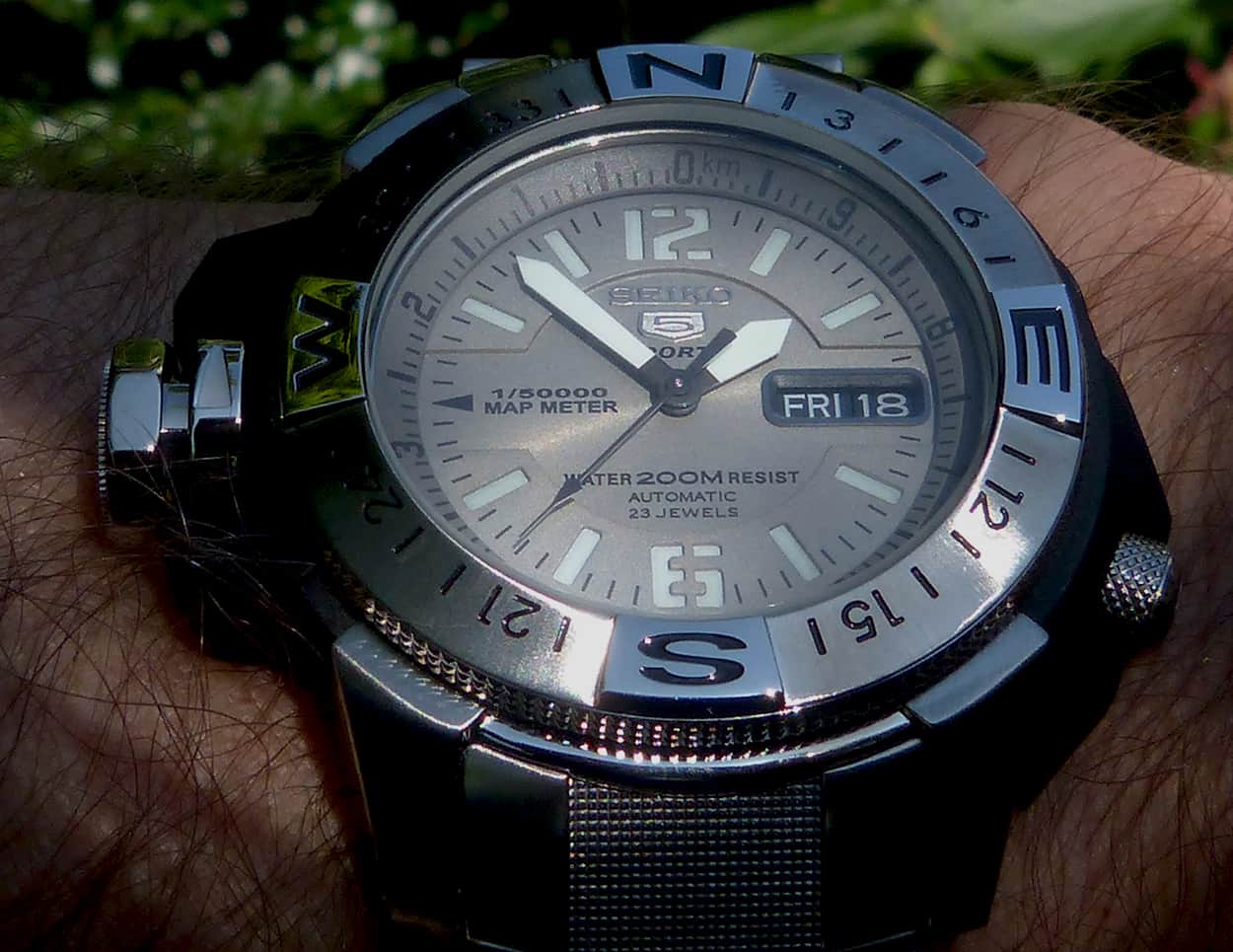 Seiko5 Mapmeter SK221