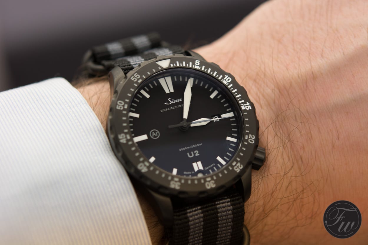 Sinn U2 C wristshot