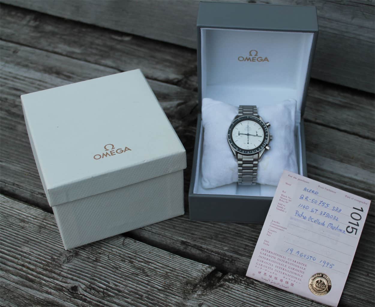 Omega Speedmaster Reduced White Dial