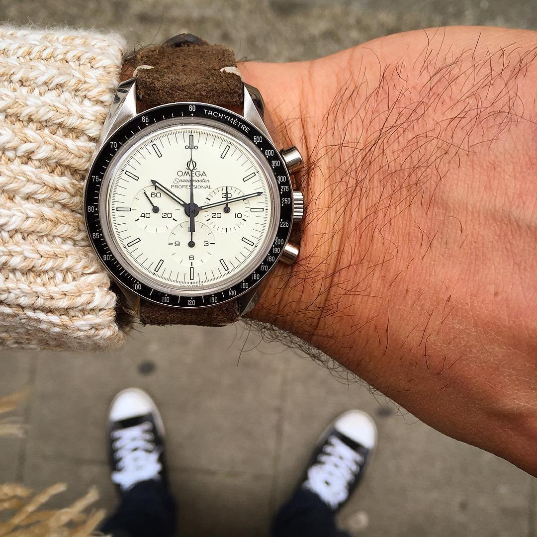 white dial Speedmaster