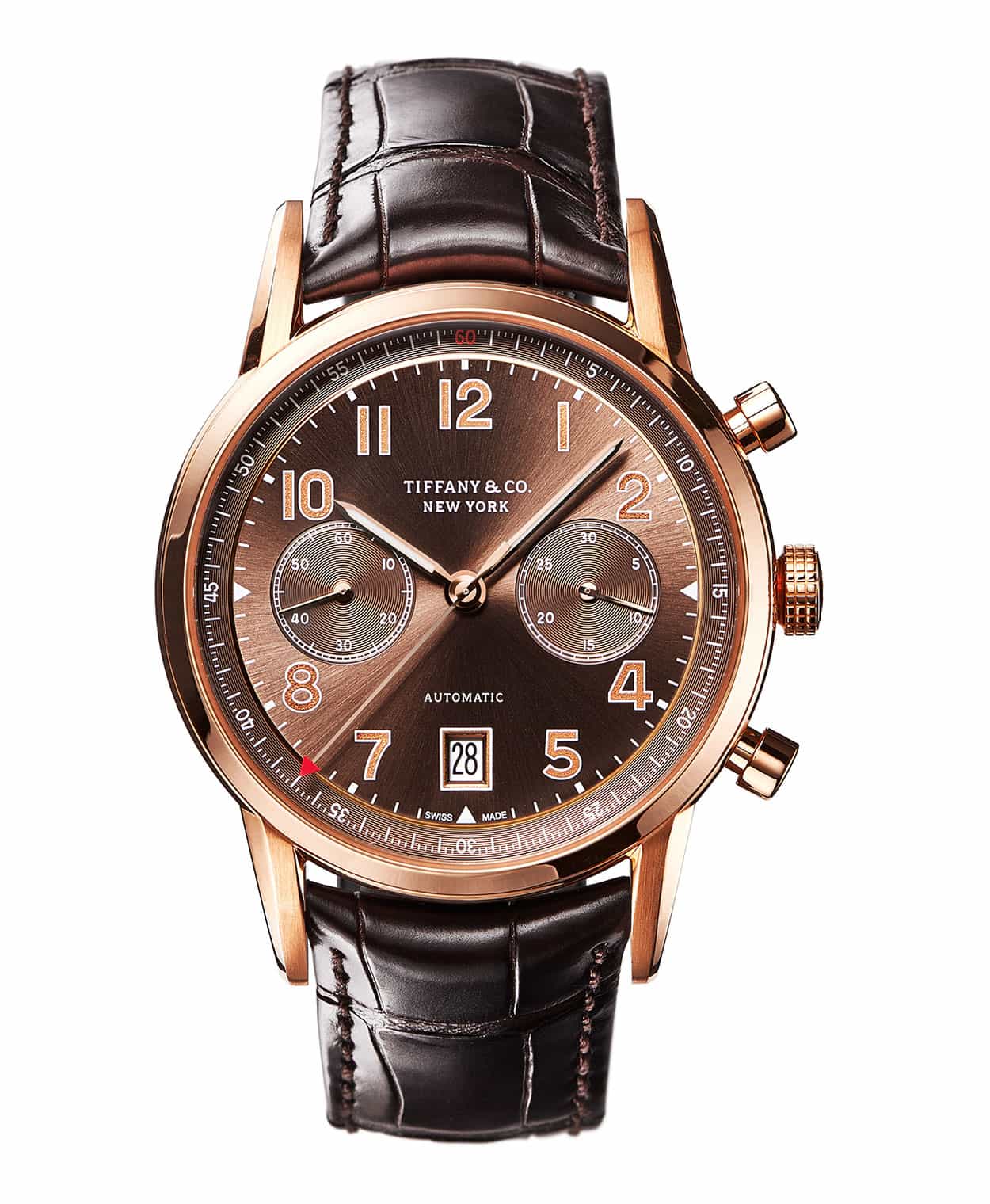 Tiffany CT60 Chronograph in rose gold