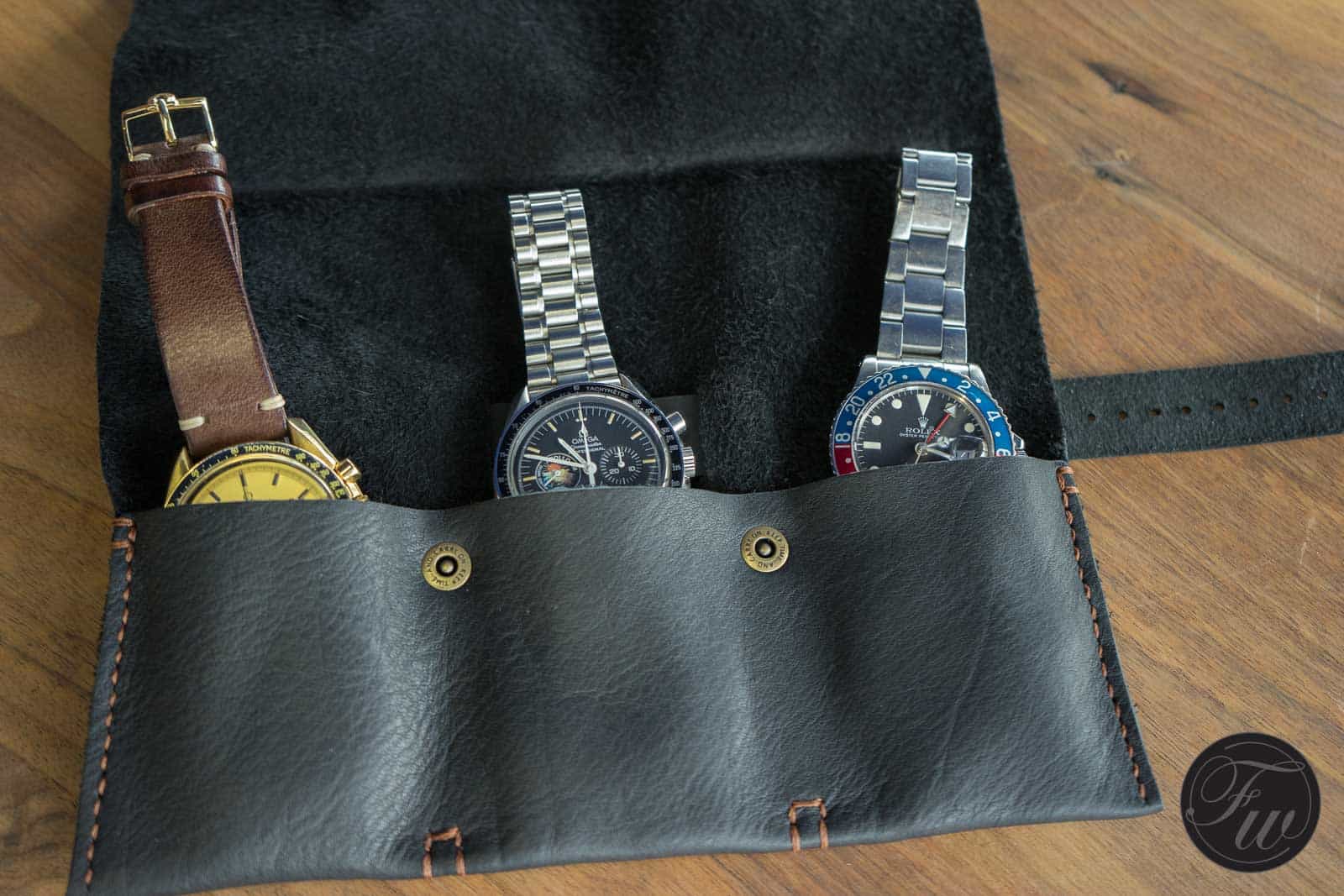 Leather Watch Roll