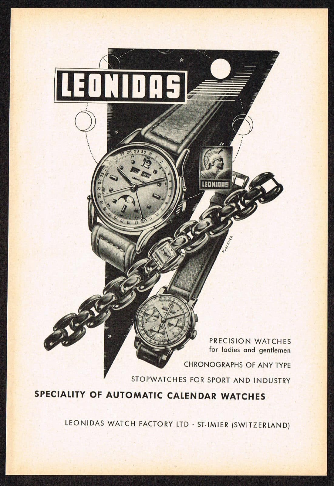 Old Leonidas advertisment