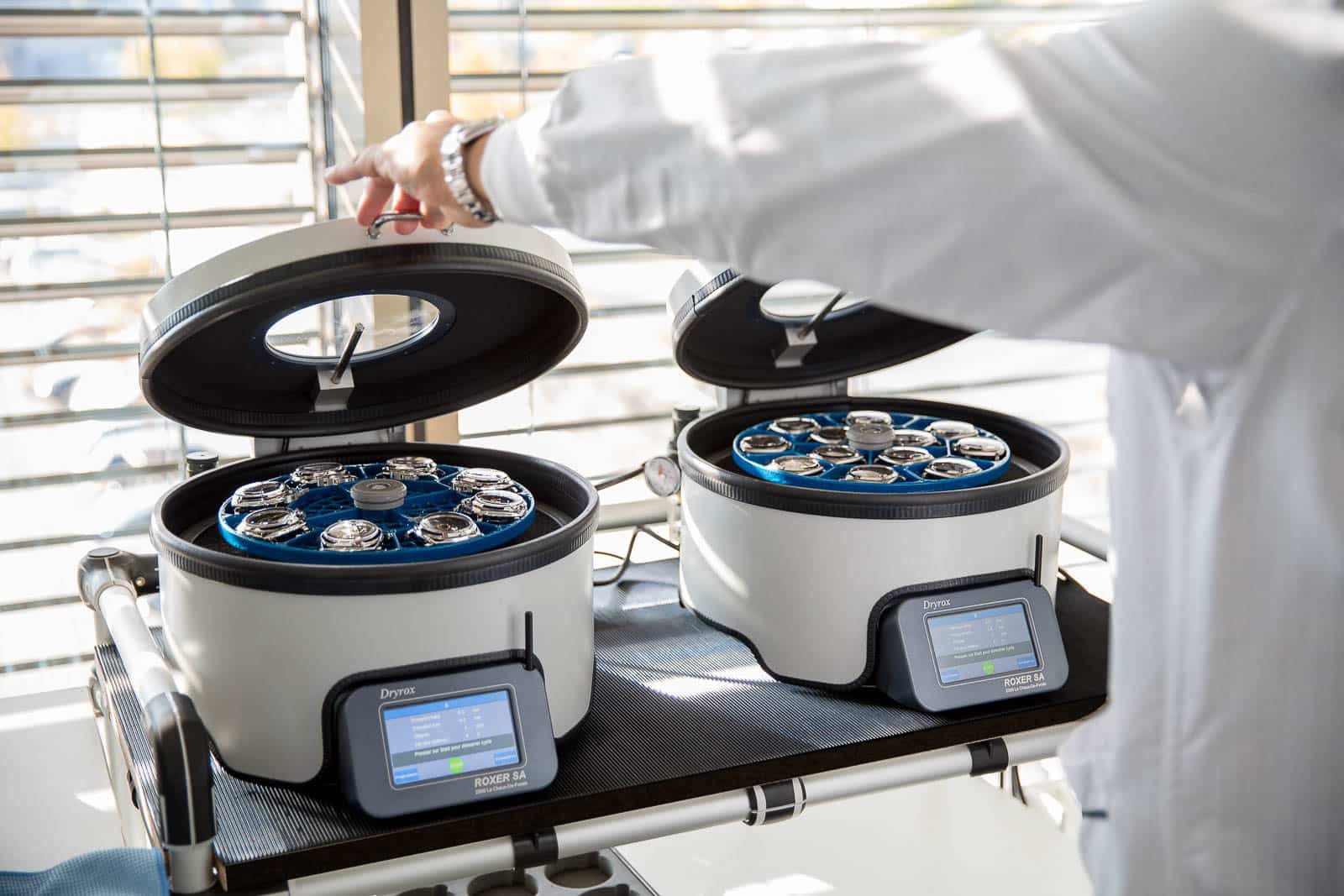 water resistance testing at Officine Panerai Manufacture Neuchâtel