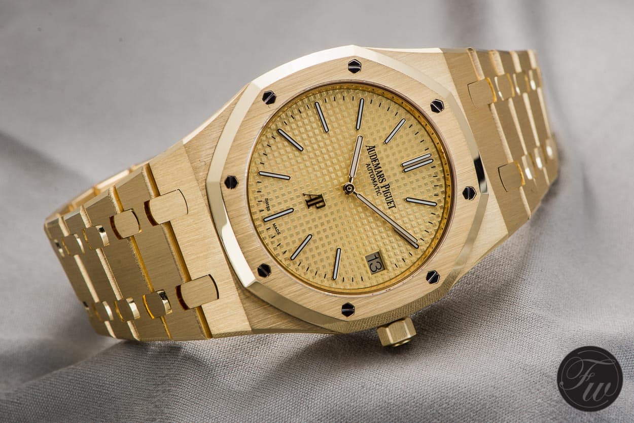 Hands-On With The New Audemars Piguet Royal Oak Extra-Thin in Yellow Gold