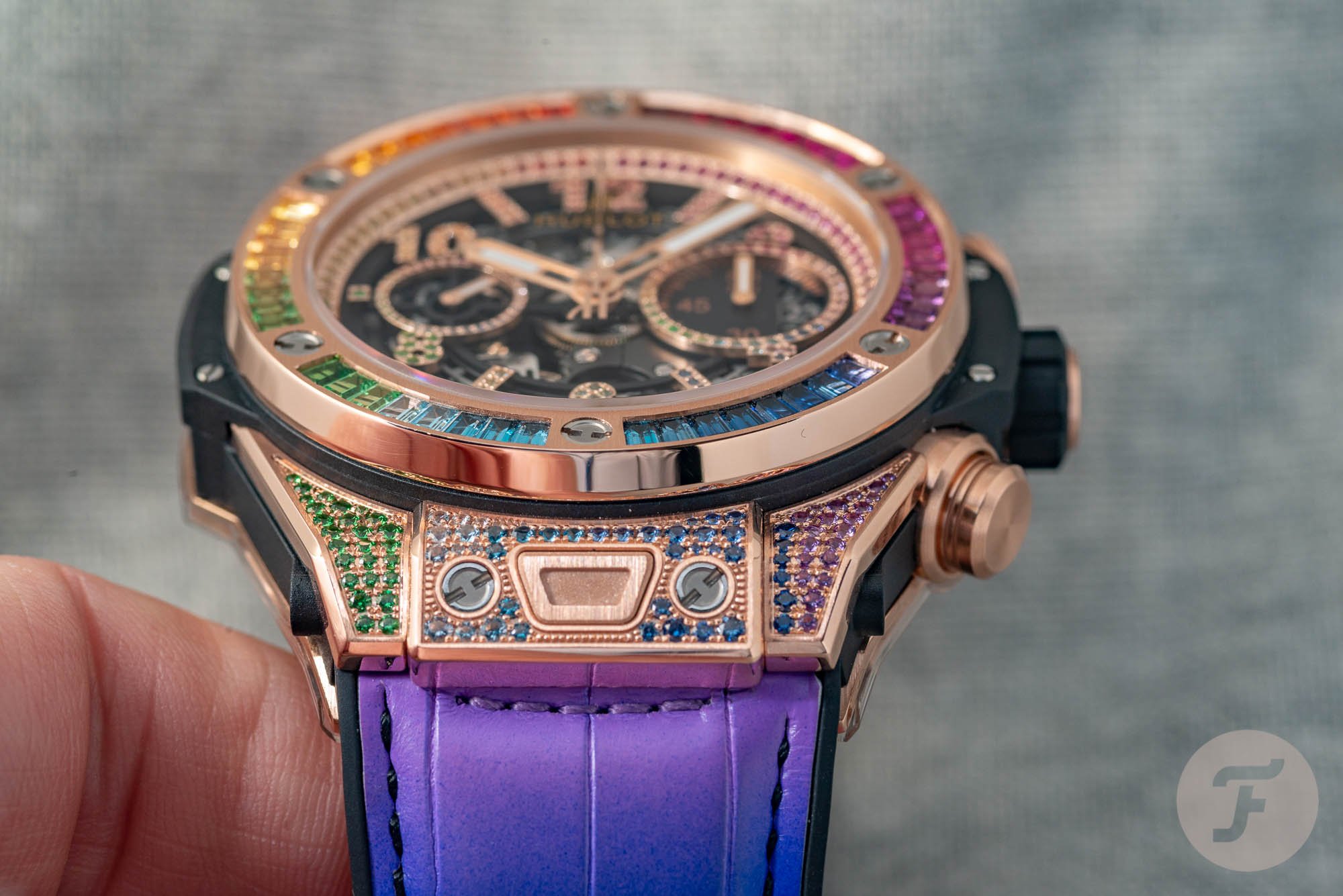 Hublot Big Bang Rainbow King Gold - Rainbow Horlogerie