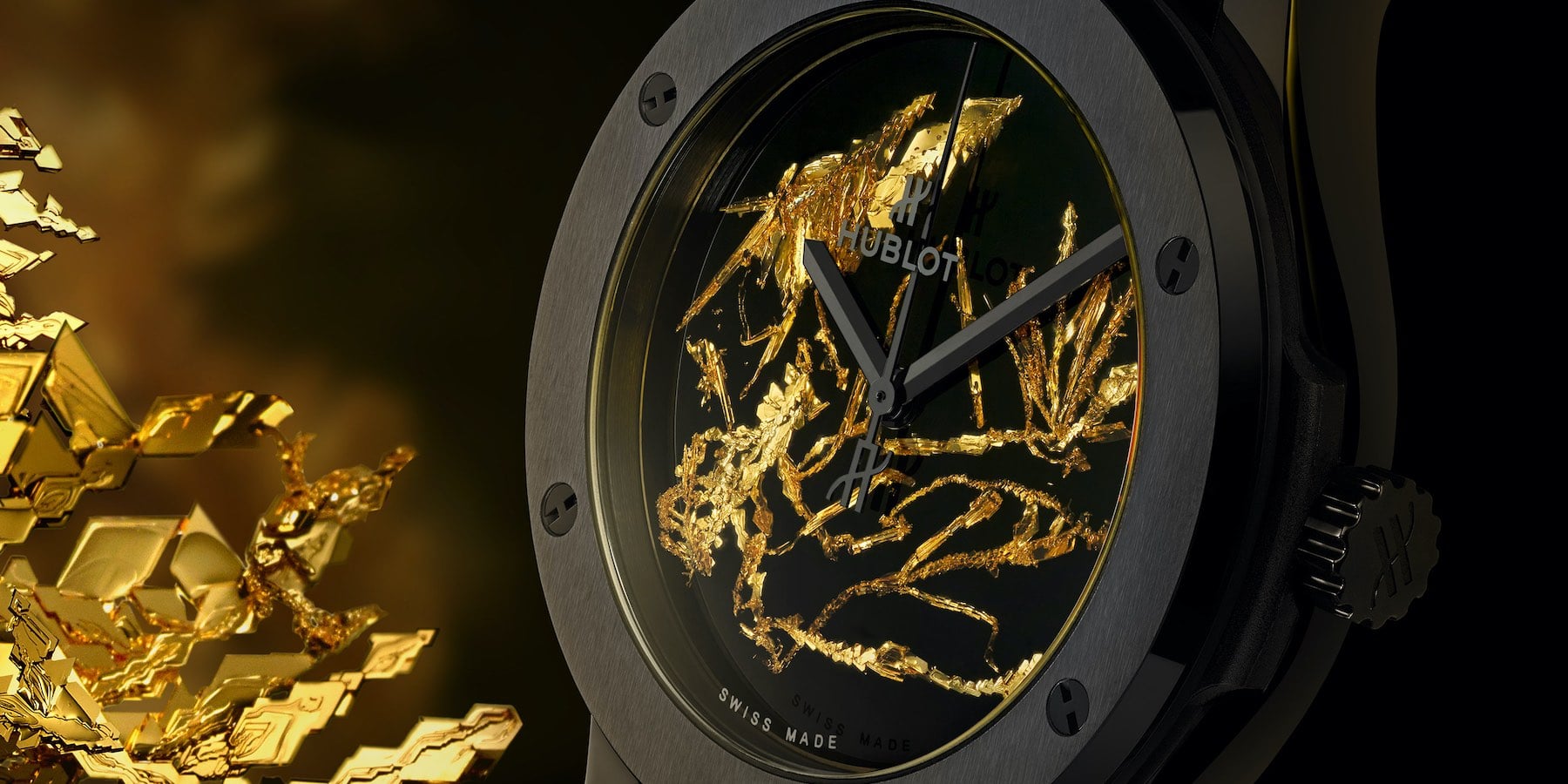 Hublot Classic Fusion Gold Crystal