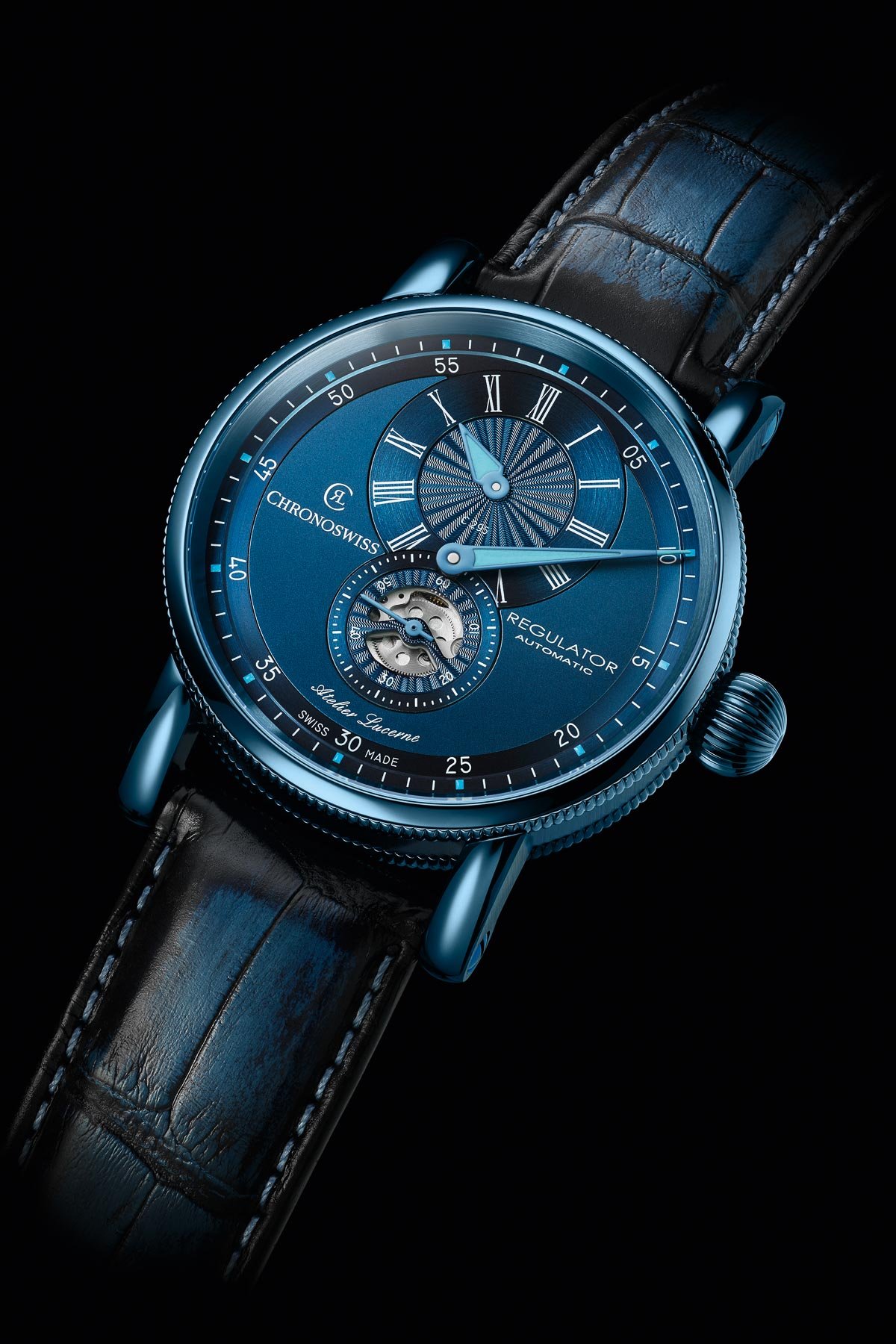 This Week in Watches Chronoswiss Regulator Classic Blue Steel