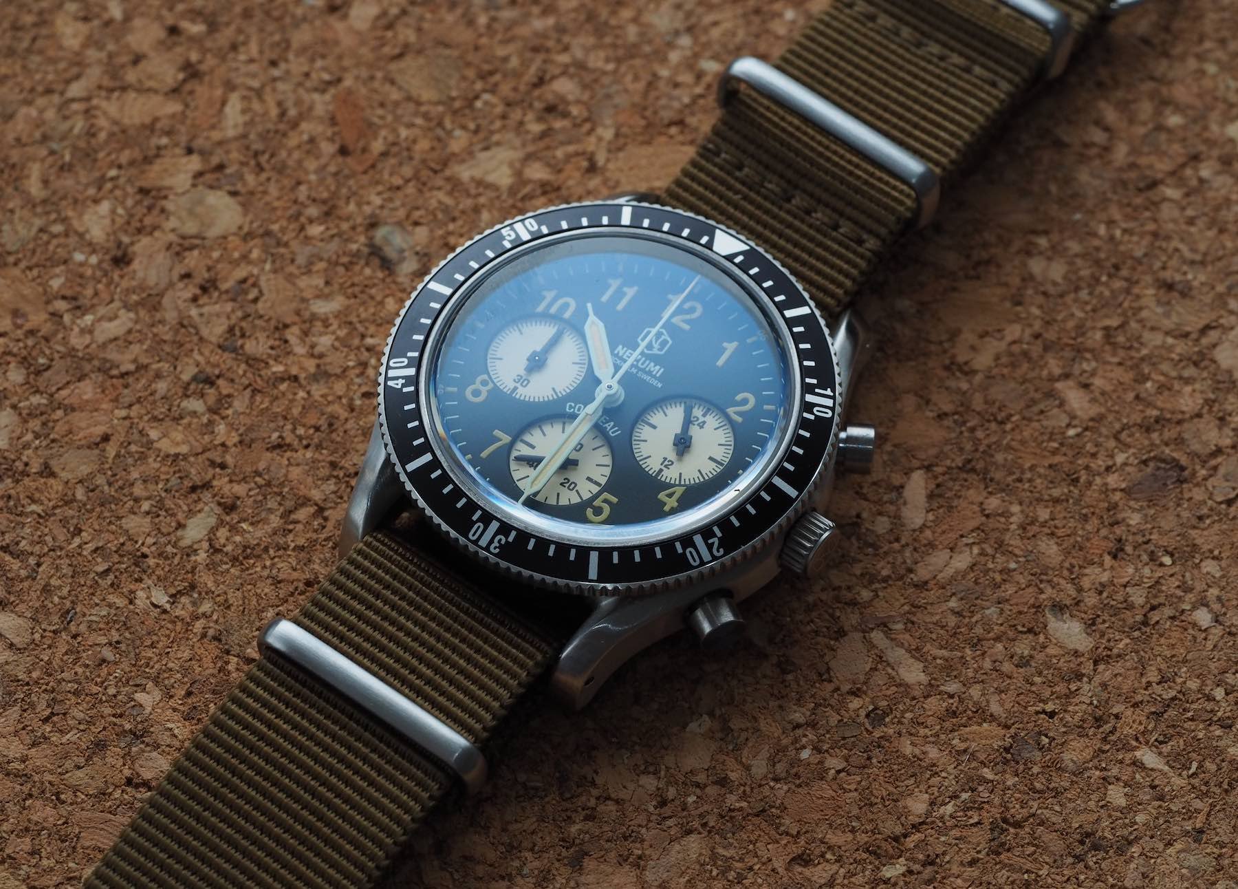 Nezumi-Corbeau-Chronograph-Watch